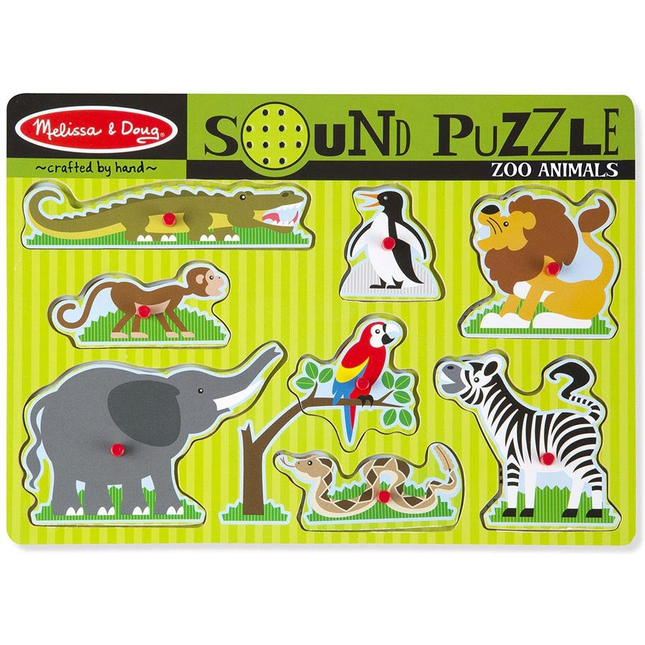 Melissa & Doug Sound Puzzle Zoo Animals