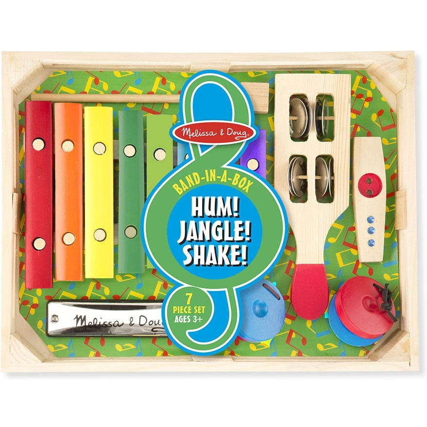 Melissa & Doug Band in a Box Hum! Jangle! Shake!