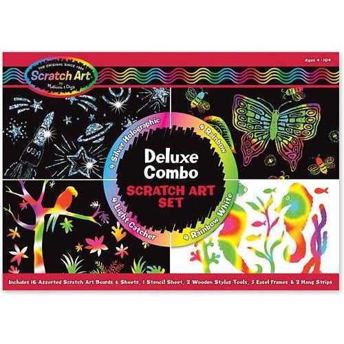 Melissa & Doug Scratch Art Deluxe Combo Set