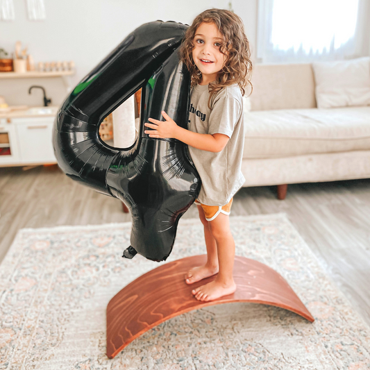 Bunny Hopkins Wobble Board | Red Oak