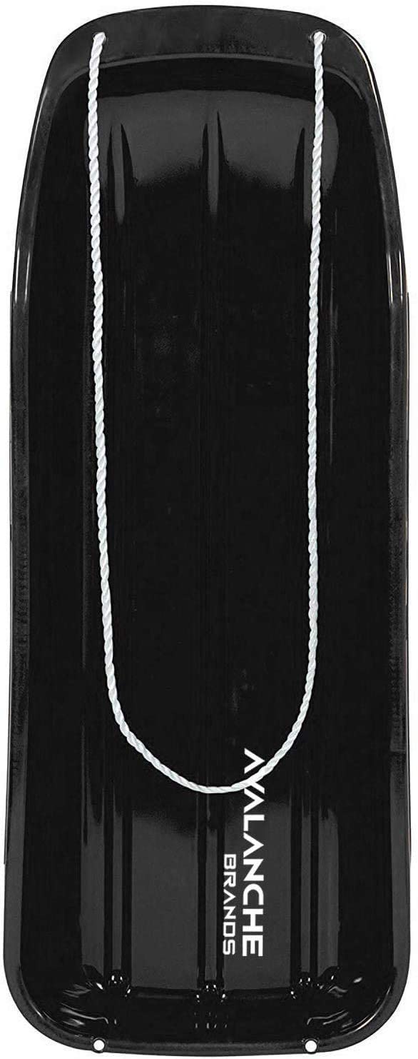 Classic Downhill Toboggan Snow Sled Includes Pull Rope and Handles (35") - Tadpole