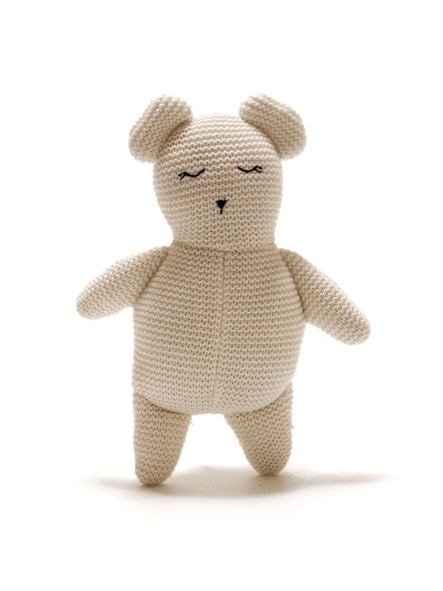 Organic Cotton Knitted Teddy Bear