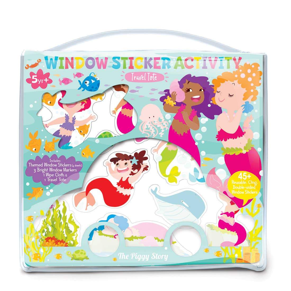 Piggy Story Window Sticker Activity