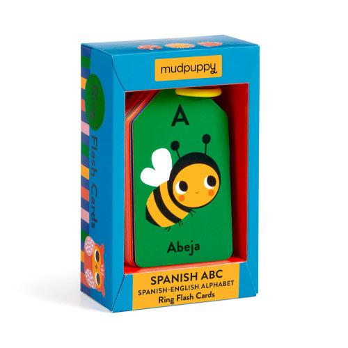 Mudpuppy Ring Flash Cards | Spanish to English