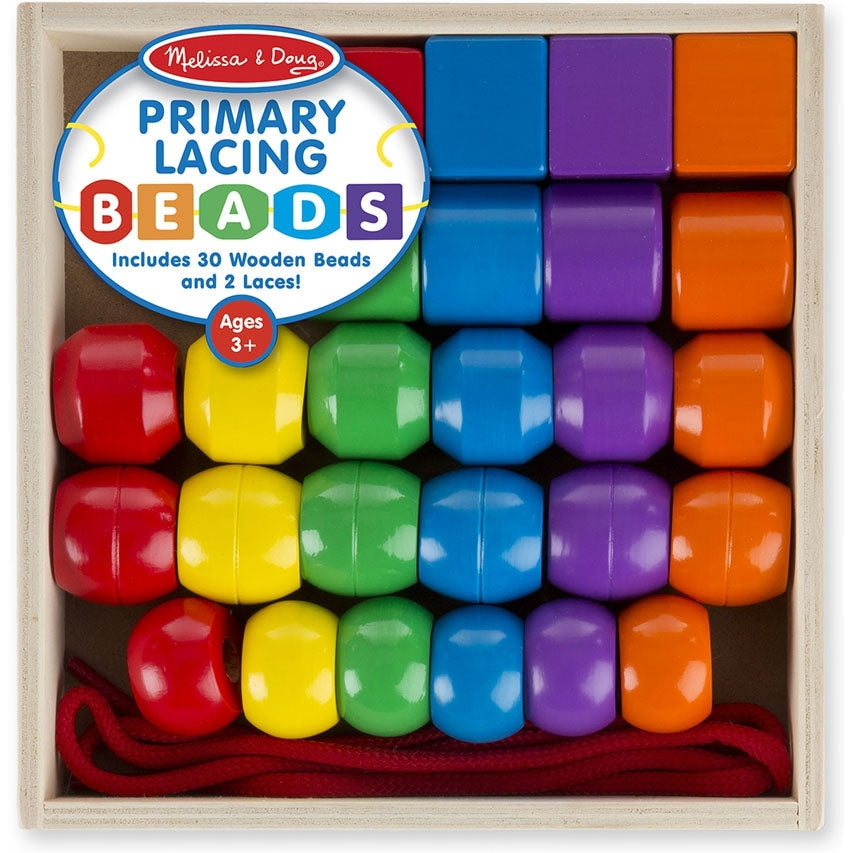 Melissa & Doug Primary Lacing Beads