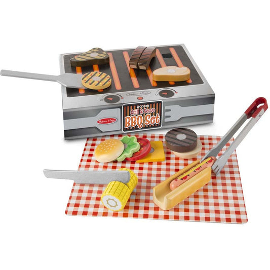 Melissa & Doug Grill & Serve BBQ Set