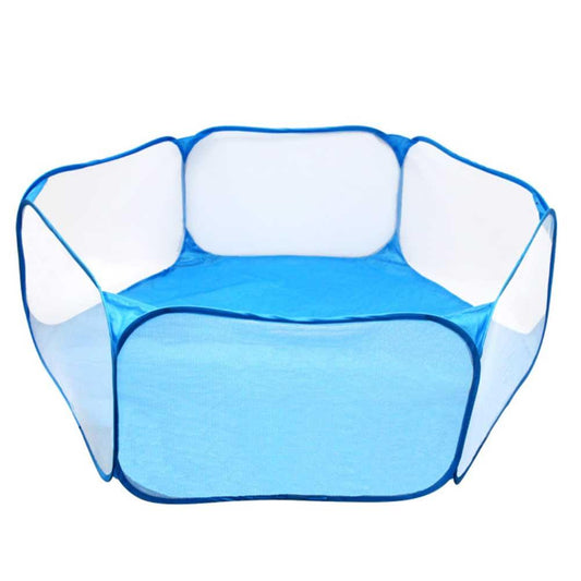 Foldable Baby Play Tent Toys - Ocean Blue Ball Pit Tent for Endless Fun
