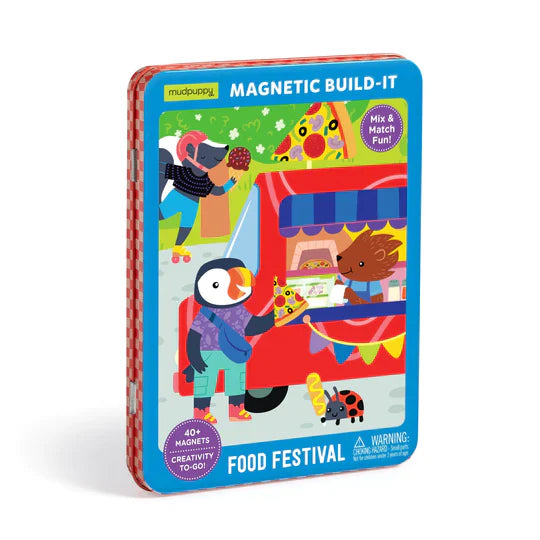 Mudpuppy Magnetic Food Festival Play Set