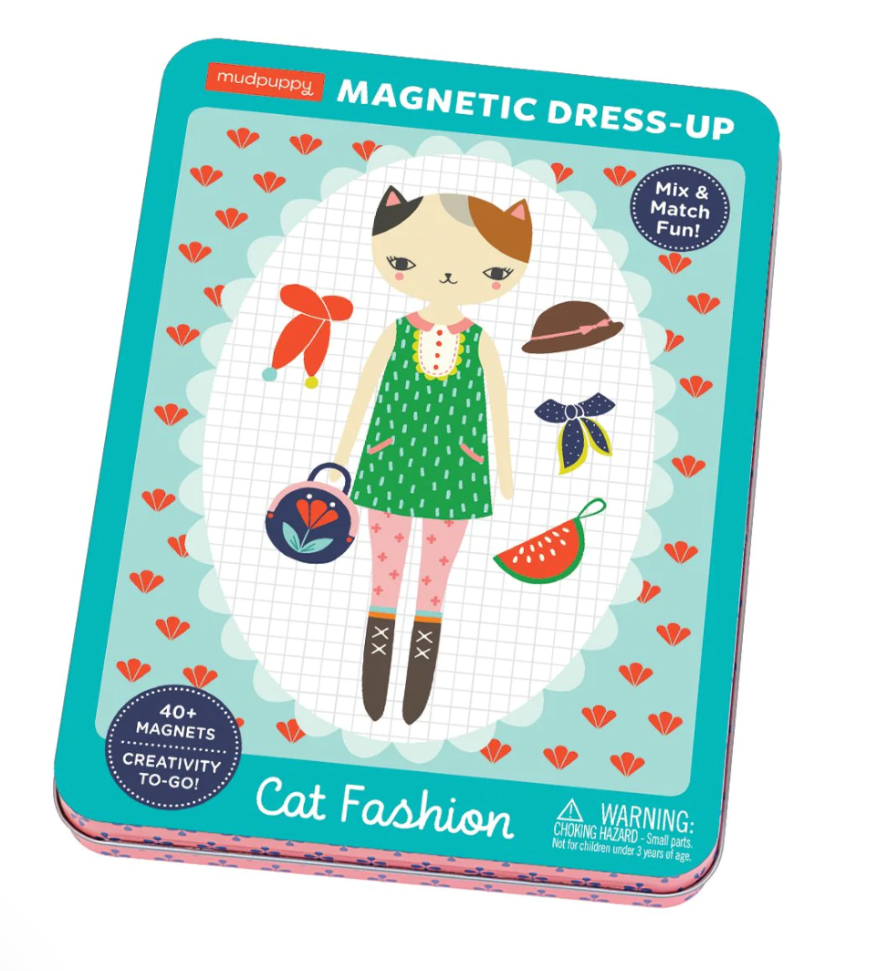 Mudpuppy Cat Fashion Magnetic Dress-up