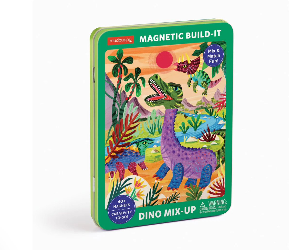Mudpuppy Dino Mix-Up Magnetic Build It
