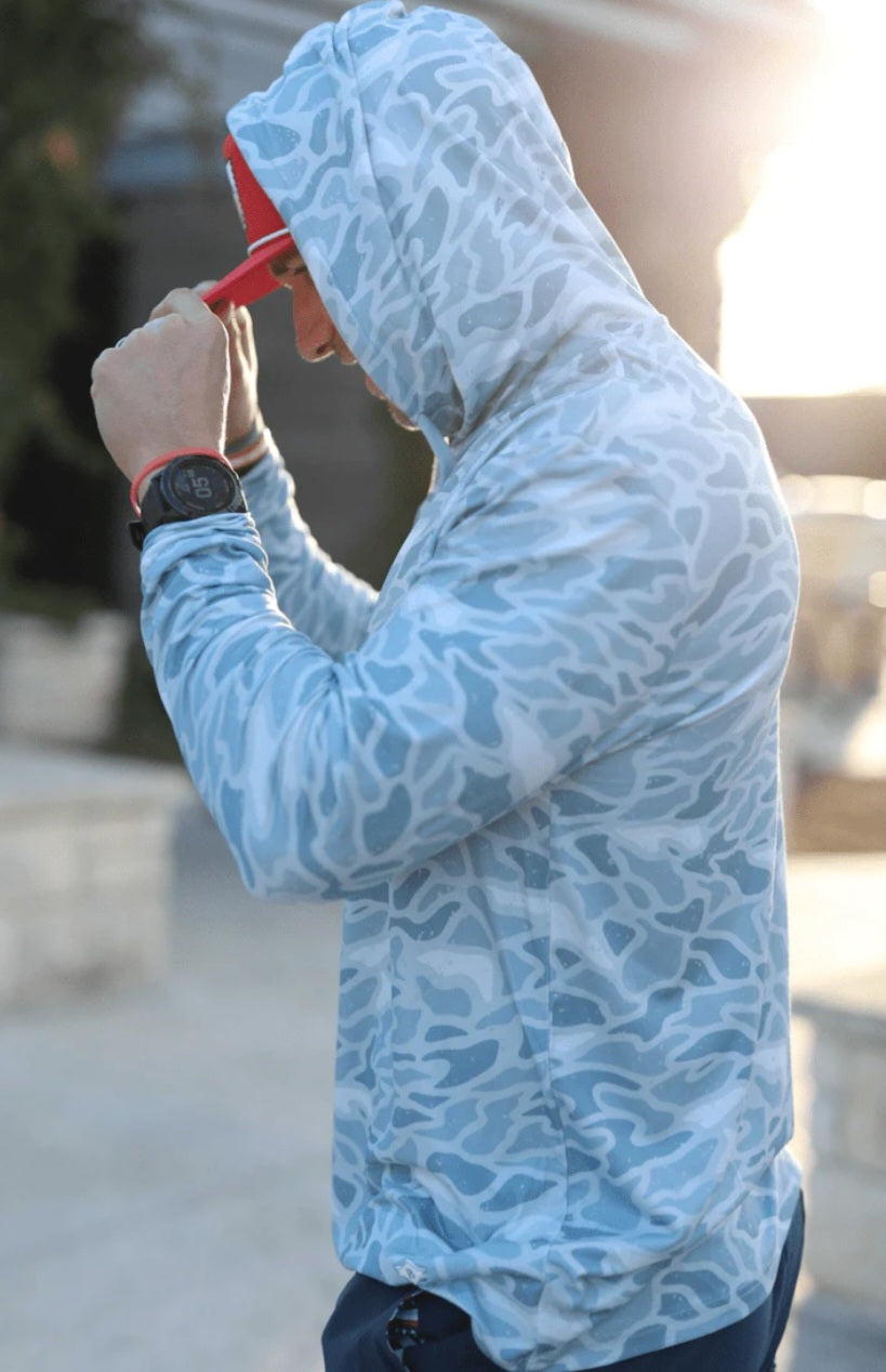 Seaside Camo Performance Hoodie