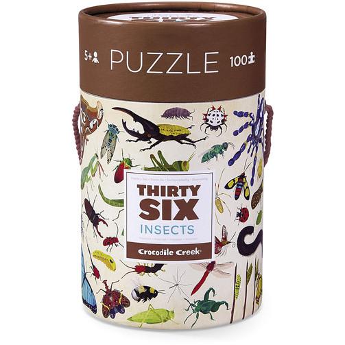 Crocodile Creek 36 Insects Puzzle (100 Pieces) - Tadpole