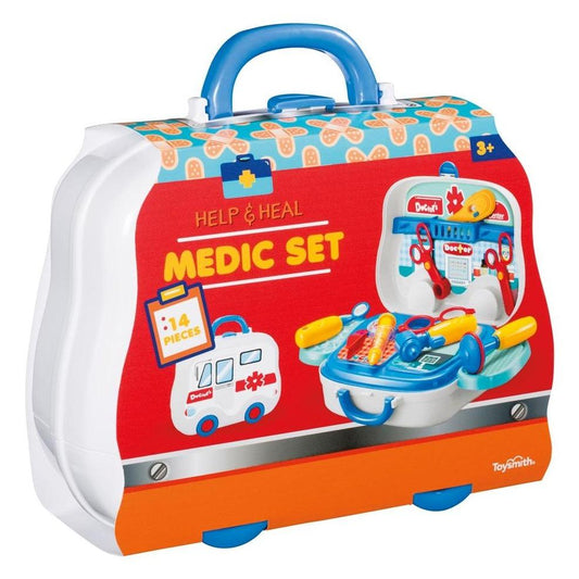 Help And Heal 14 Piece Kids Medic Set In Mobile Carry Case