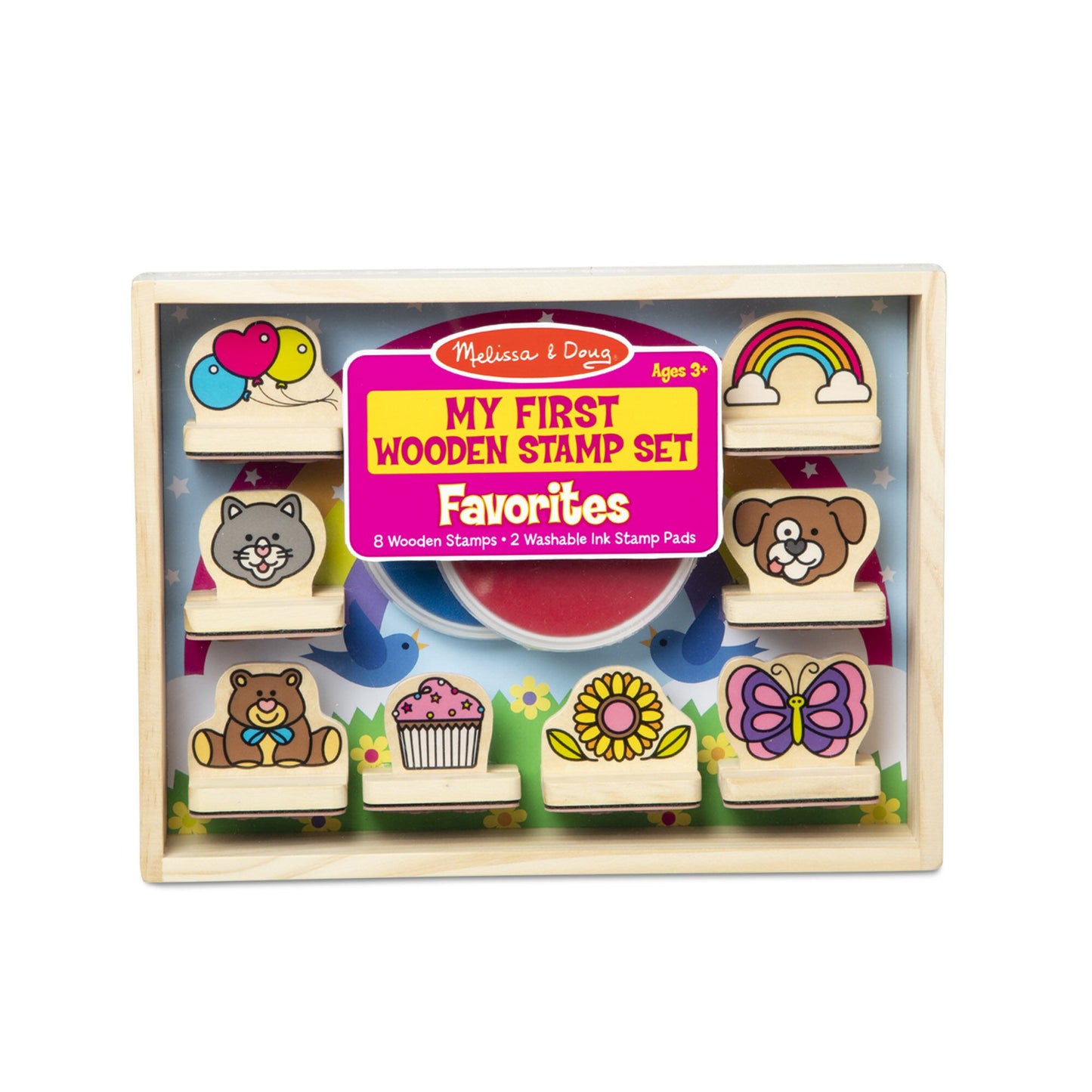 Melissa & Doug My First Wooden Stamp Set - Favorites
