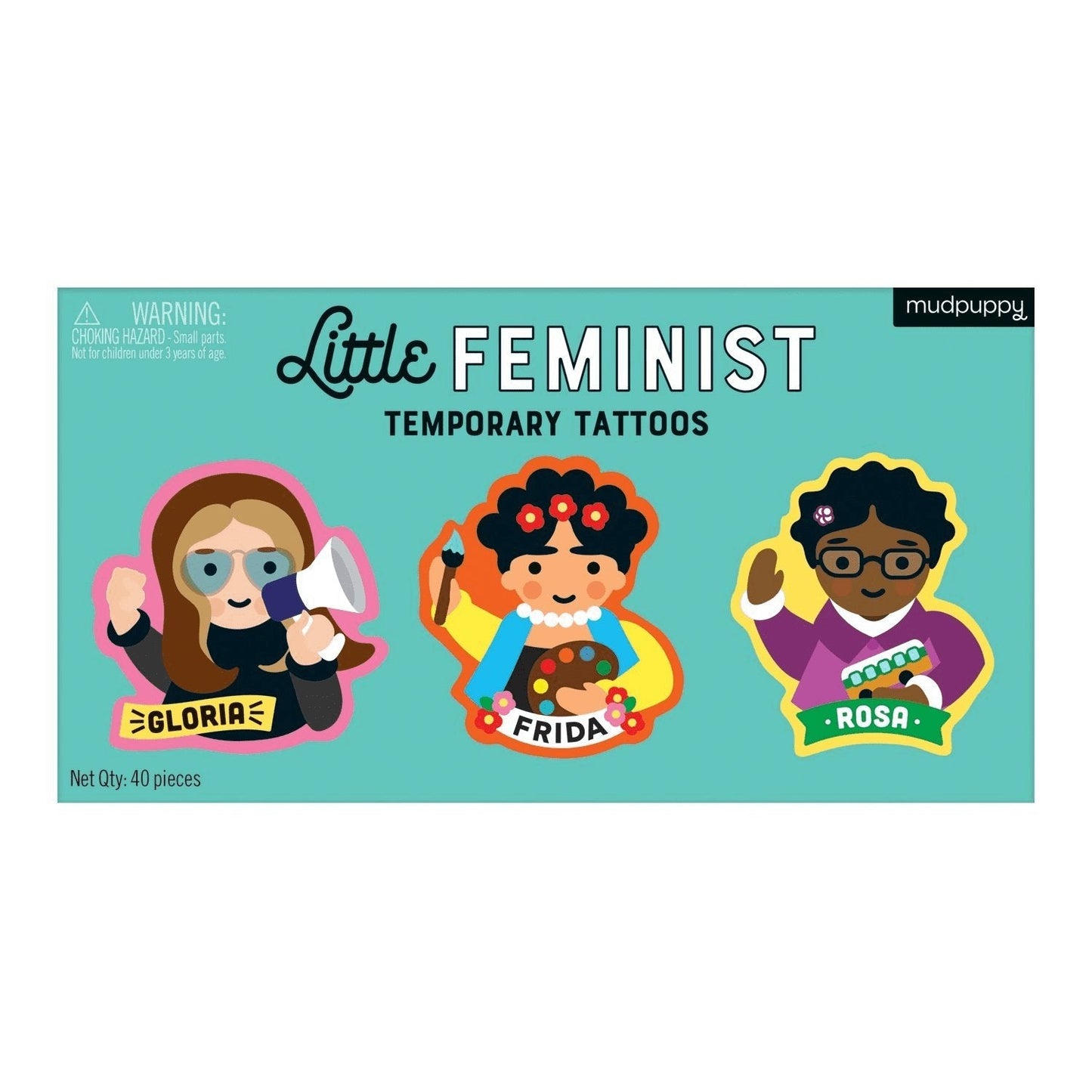 Mudpuppy Little Feminist Temporary Tattoo
