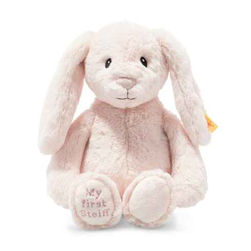 My First Steiff Hoppie Pink Rabbit