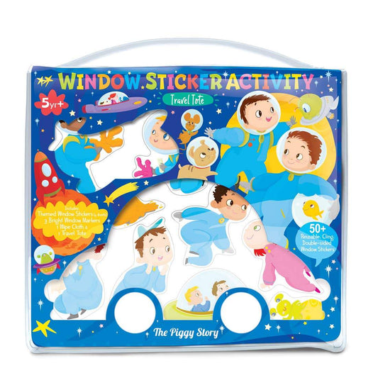 Piggy Story Window Sticker Activity