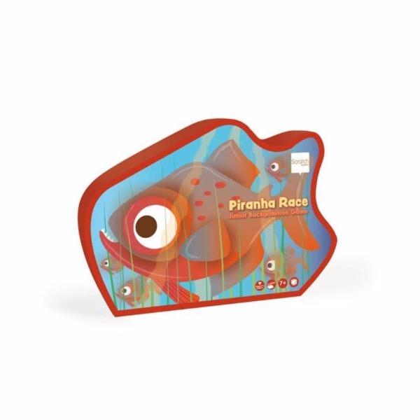 Piranha Race Junior Backgammon Game